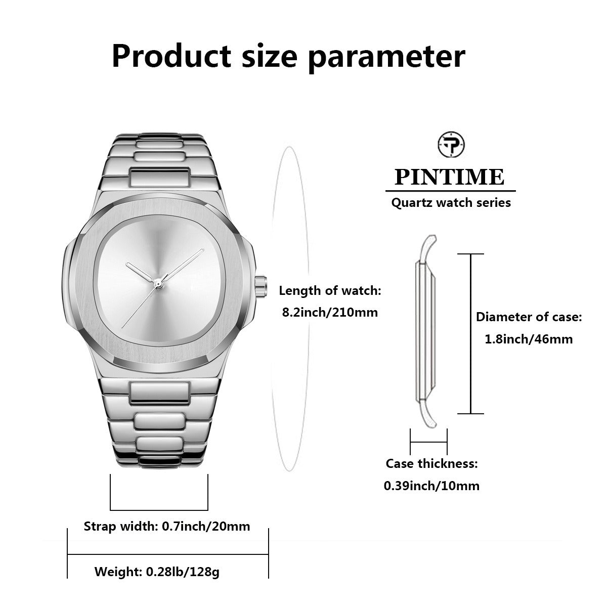 Black aura Arabic Watch