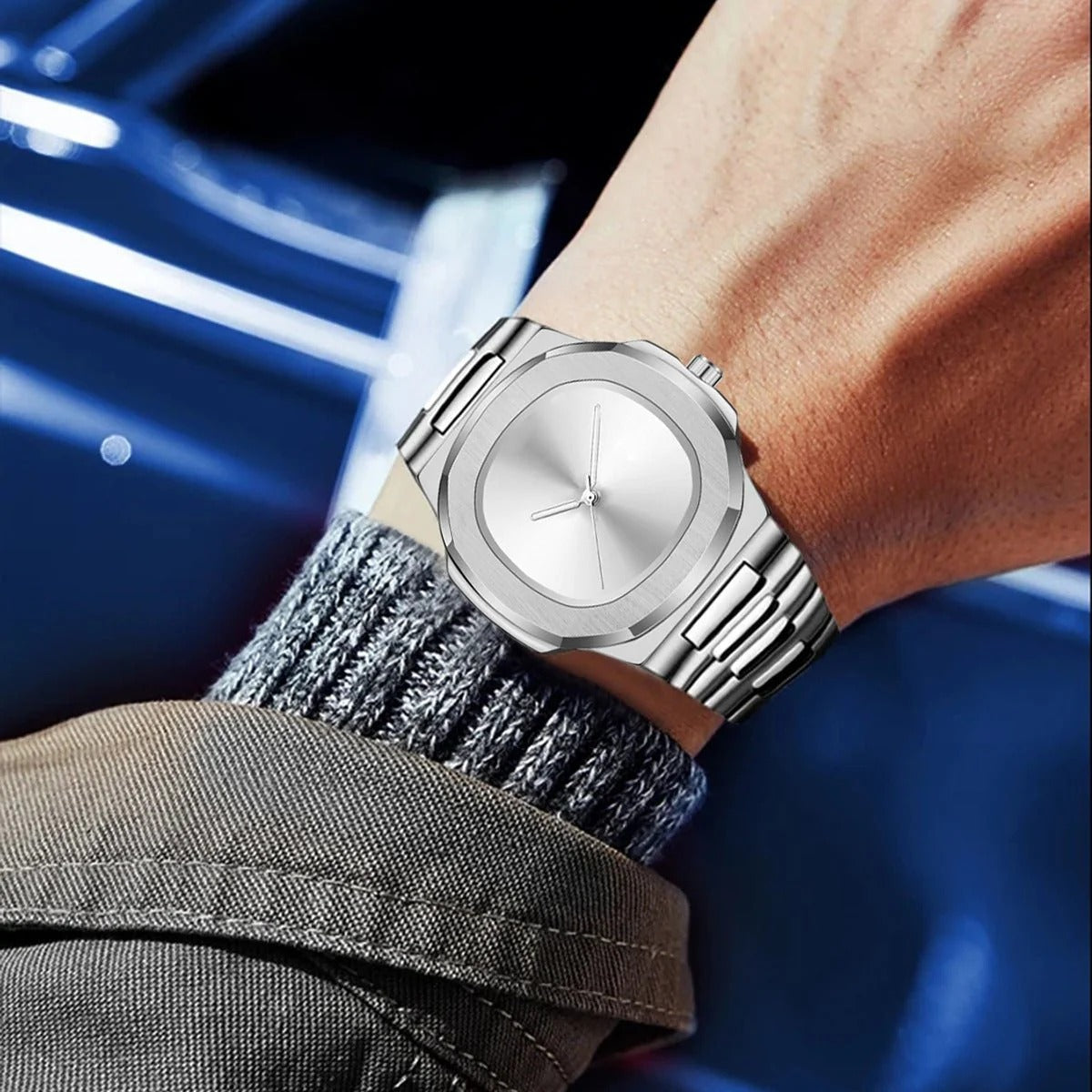 Black aura Arabic Watch